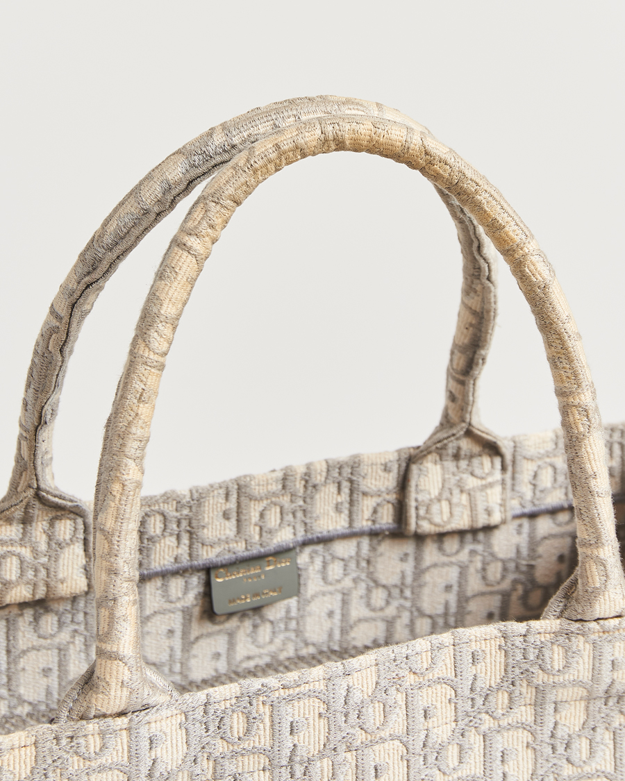 Herren | Dior Pre-Owned Medium Dior Book Tote Light grey | Dior Pre-Owned | Medium Dior Book Tote Light grey