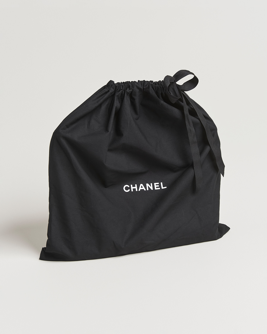 Herren | Chanel Pre-Owned Chain Tote Bag Black | Chanel Pre-Owned | Chain Tote Bag Black