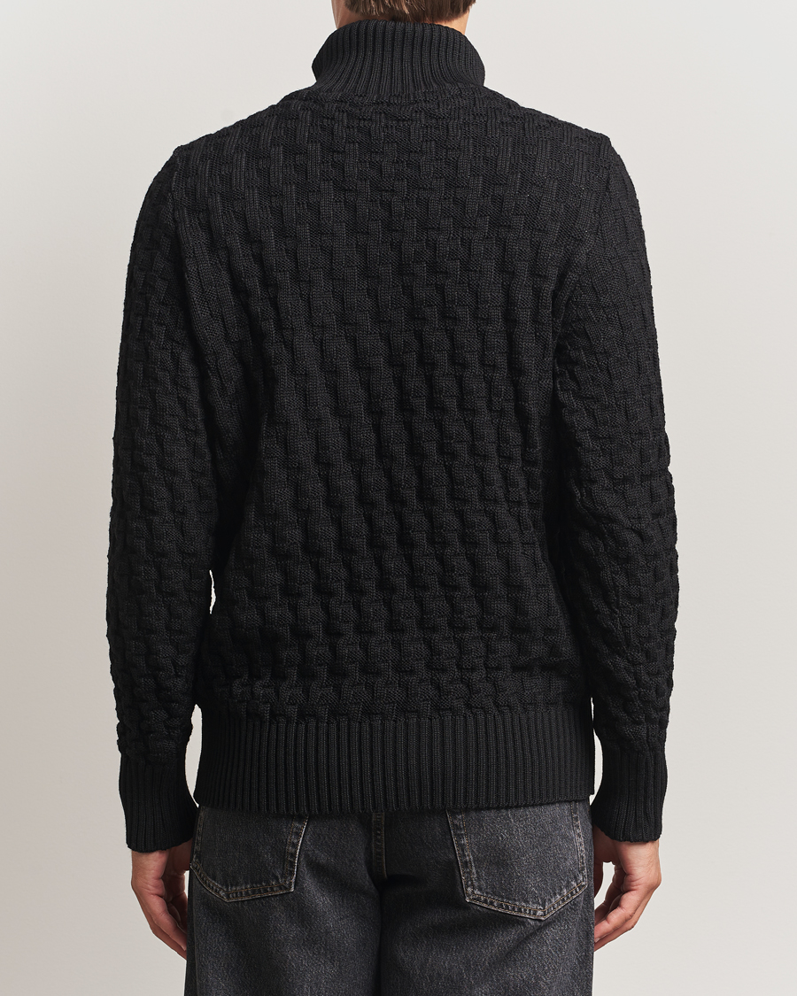 Herren | Pullover | S.N.S. Herning | Stark Wool Cable Cardigan Black