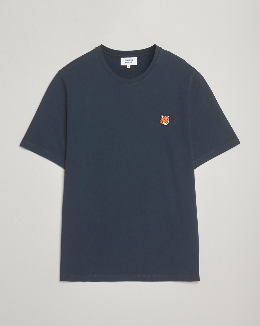 Herren | T-Shirts | Maison Kitsuné | Fox Head T-Shirt Classic Navy