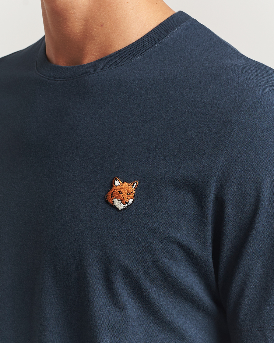 Herren | T-Shirts | Maison Kitsuné | Fox Head T-Shirt Classic Navy