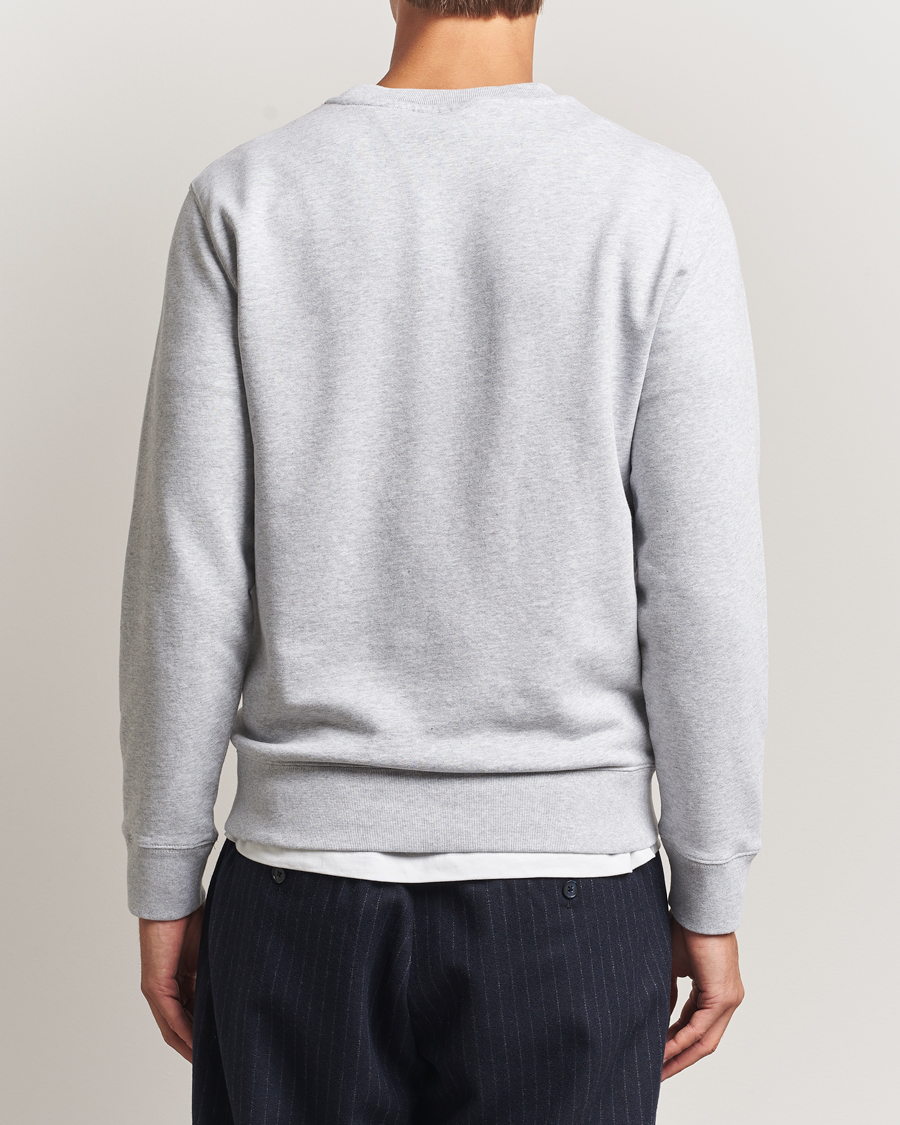 Herren | Pullover | Maison Kitsuné | Fox Head Sweatshirt Light Grey Melange