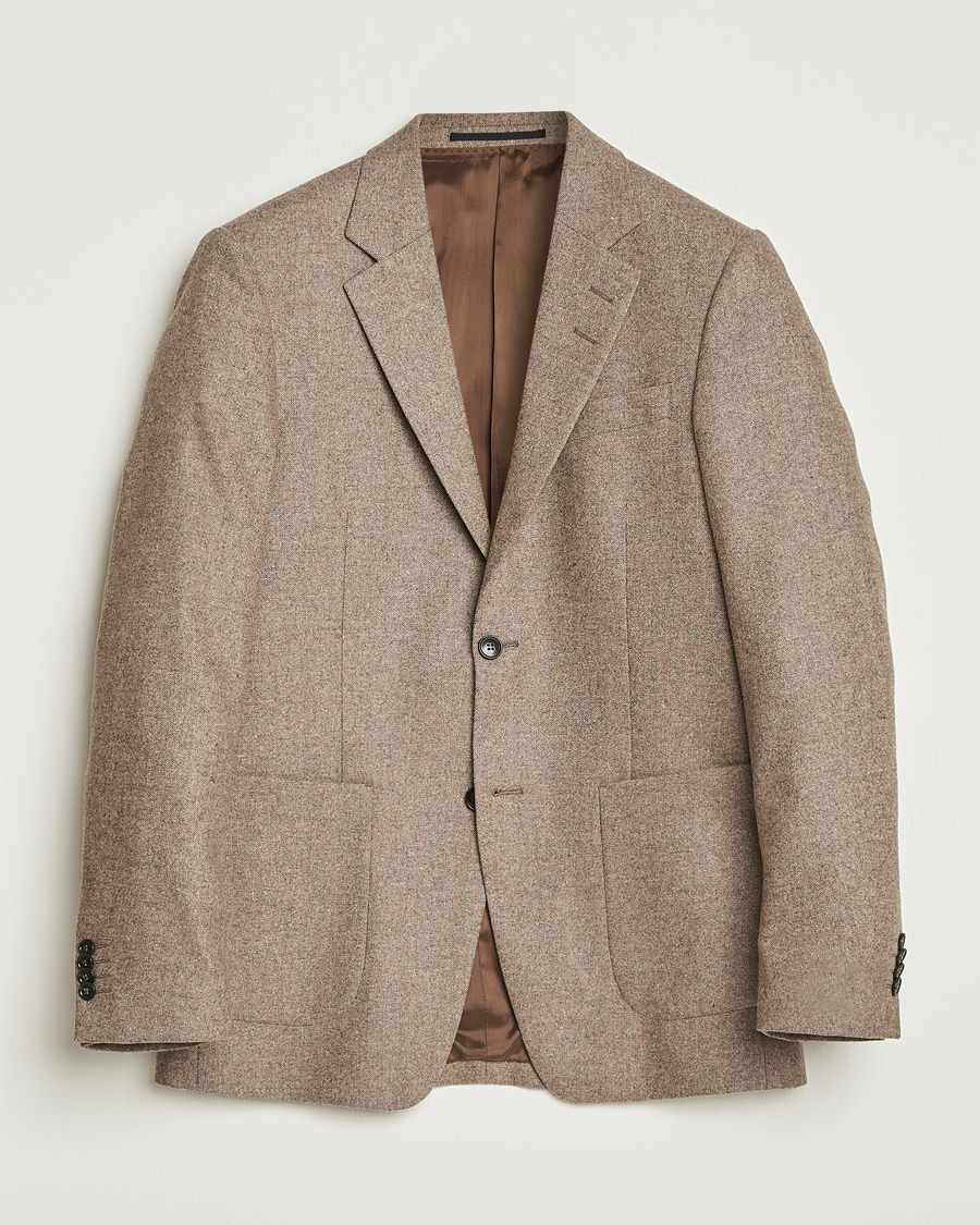 Herren | Sakkos | Tiger of Sweden | Justin Brushed Wool Blazer Burlywood