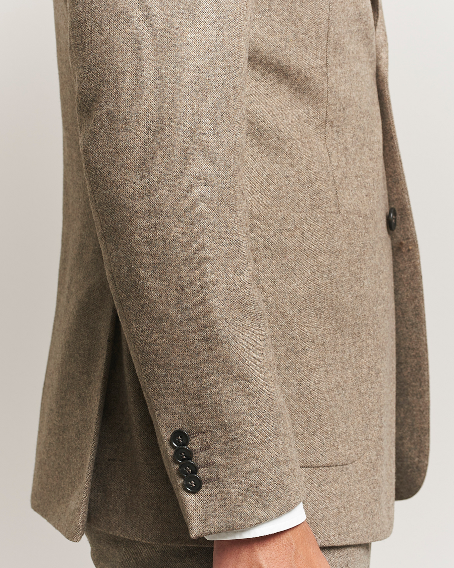 Herren | Sakkos | Tiger of Sweden | Justin Brushed Wool Blazer Burlywood