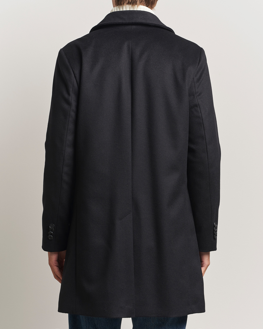 Herren | Jacken | Tiger of Sweden | Aleric Wool/Cashmere Stand Up Coat Black