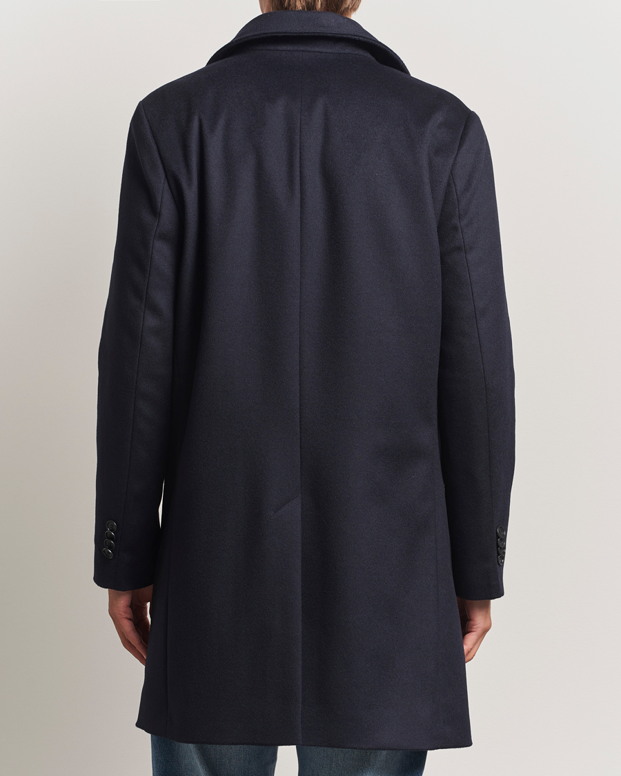 Herren | Jacken | Tiger of Sweden | Aleric Wool/Cashmere Stand Up Coat Light Ink