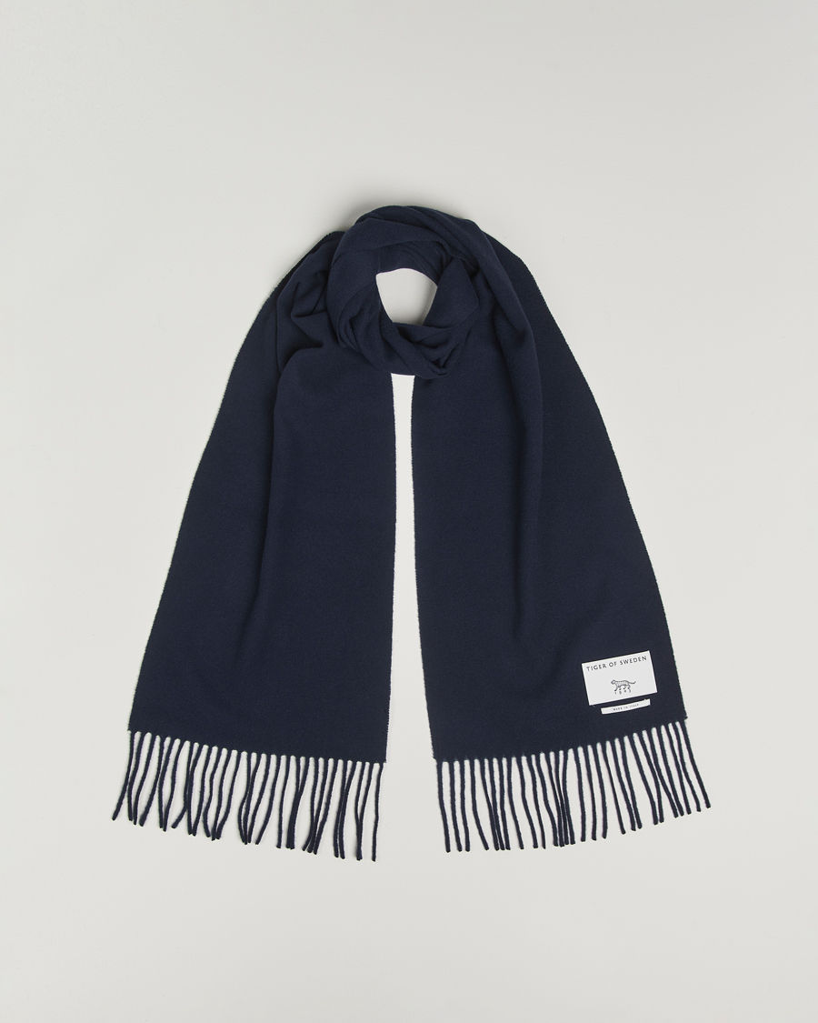 Herren | Tiger of Sweden Sylan Wool Scarf Light Ink | Tiger of Sweden | Sylan Wool Scarf Light Ink