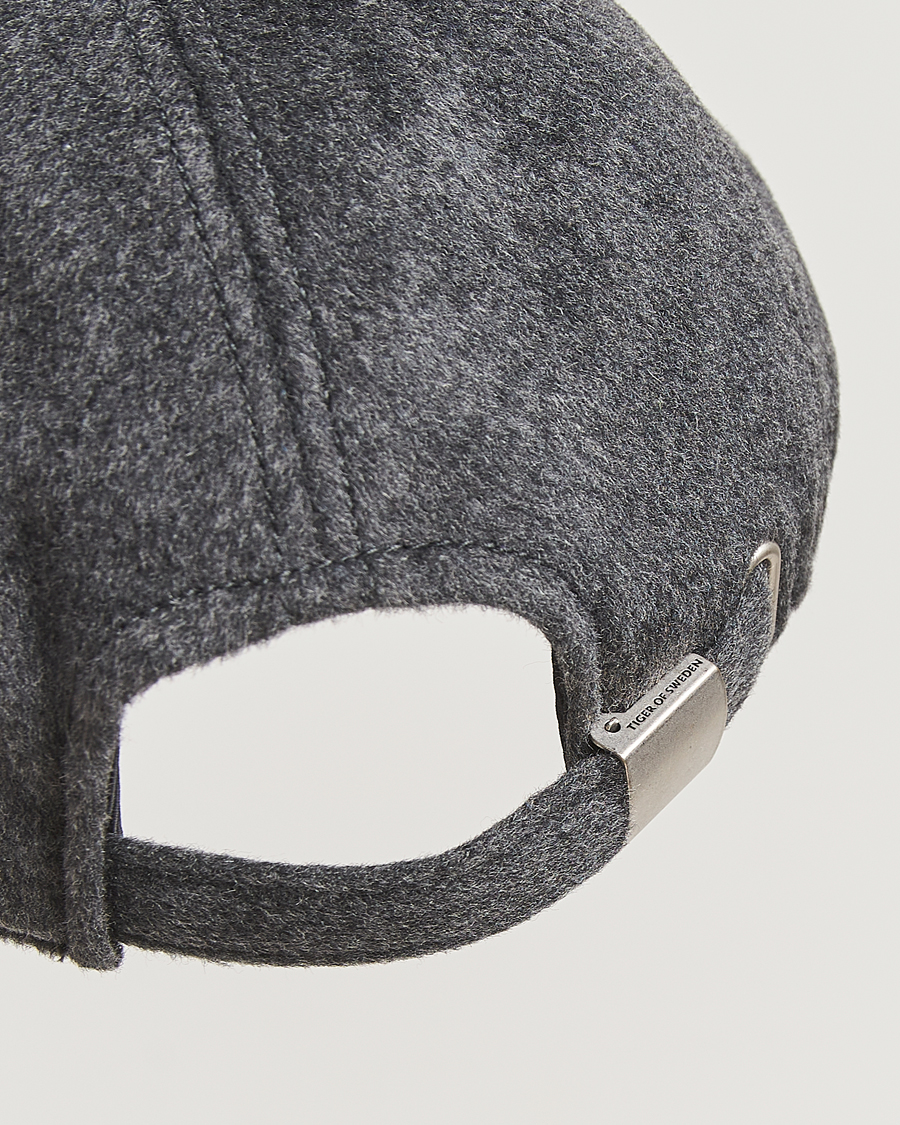 Herren | Tiger of Sweden Hent Wool/Cashmere Cap Dark Grey Melange | Tiger of Sweden | Hent Wool/Cashmere Cap Dark Grey Melange