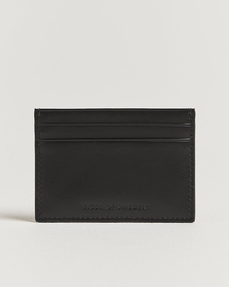 Herren | Geldbörsen | Tiger of Sweden | Wake Smooth Leather Card Holder Black