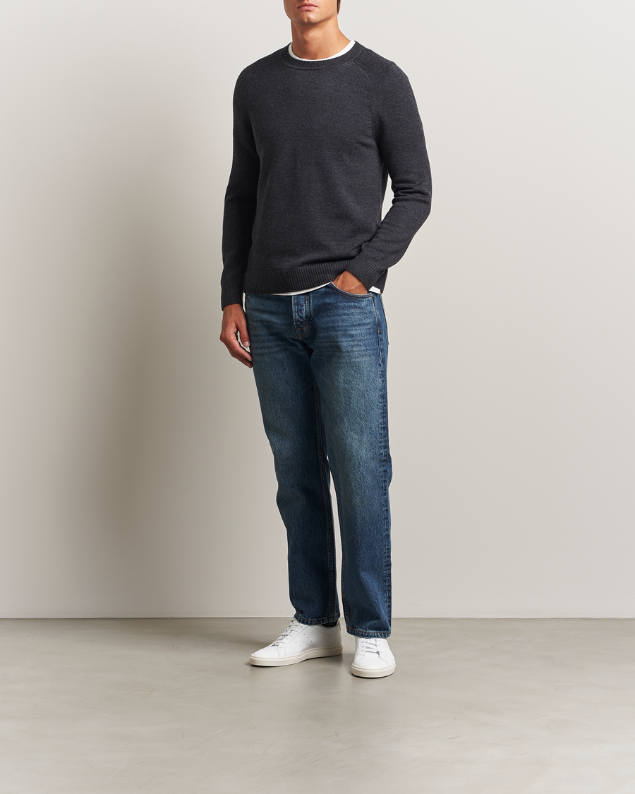 Herren | Pullover | Tiger of Sweden | Martin Merino Sweater Grey Street