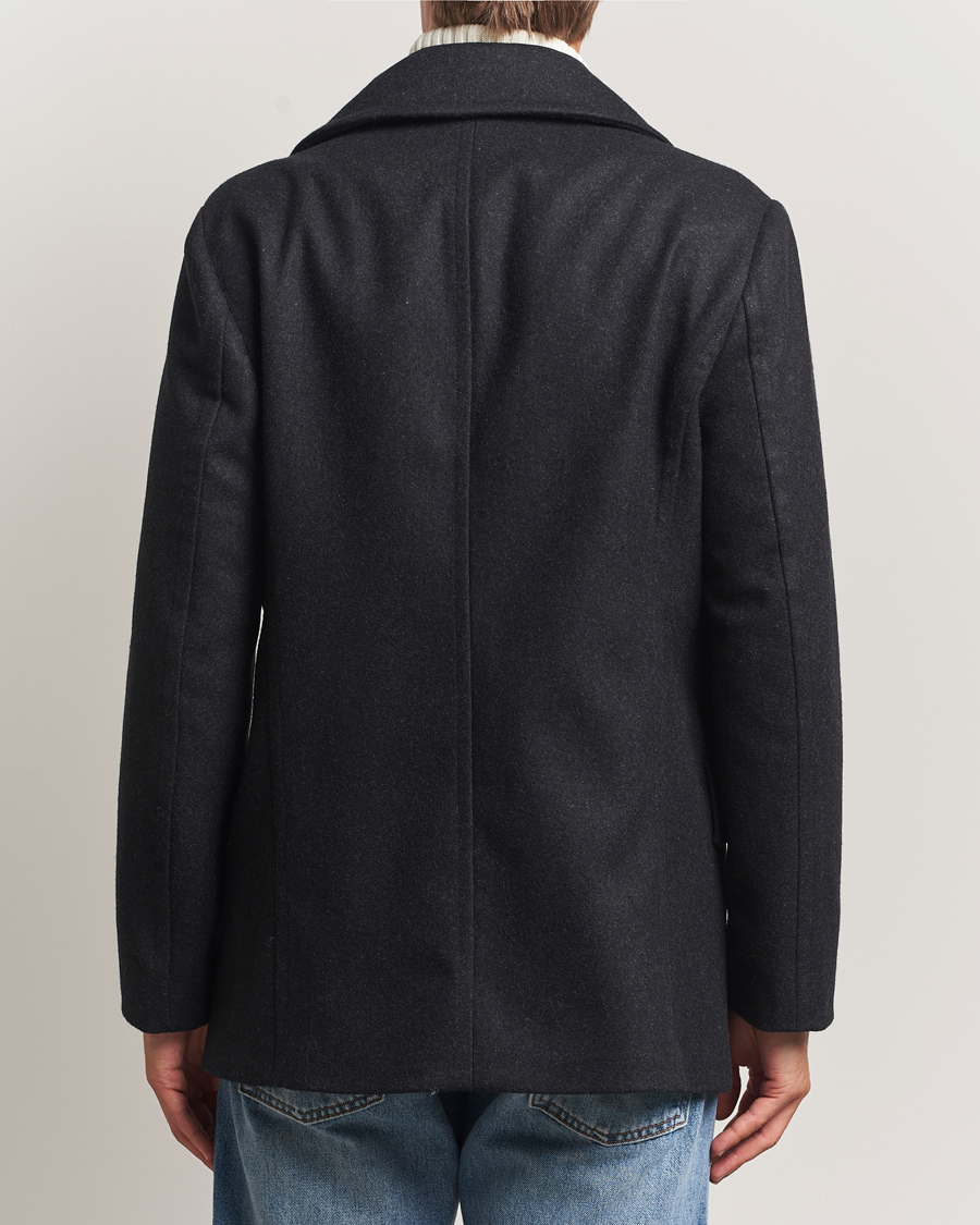Herren | Jacken | Tiger of Sweden | Mahler Wool/Cashmere Peacoat Charcoal
