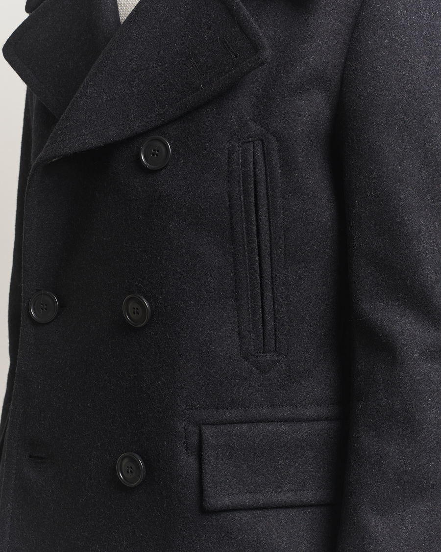 Herren | Jacken | Tiger of Sweden | Mahler Wool/Cashmere Peacoat Charcoal
