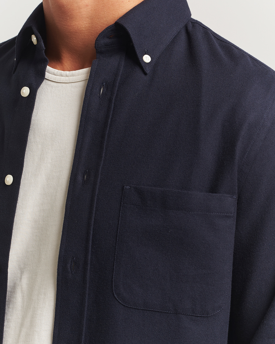 Herren | Hemden | Tiger of Sweden | Bjorn Brushed Twill Shirt Blue Function