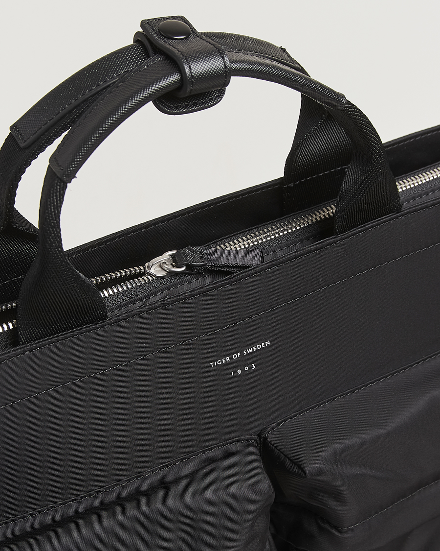 Herren | Taschen | Tiger of Sweden | Sonor Nylon Briefcase Black