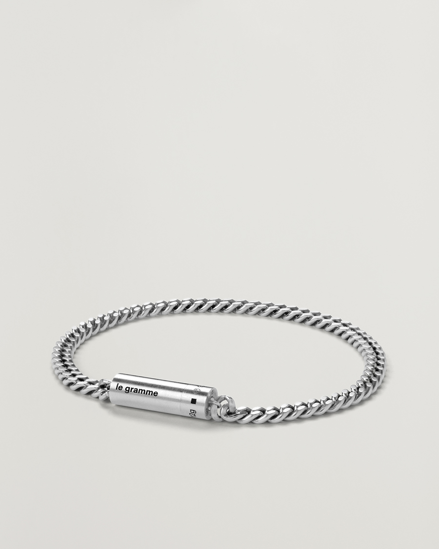 Herren | Schmuck | LE GRAMME | Curb Chain Cable Bracelet Sterling Silver 12g