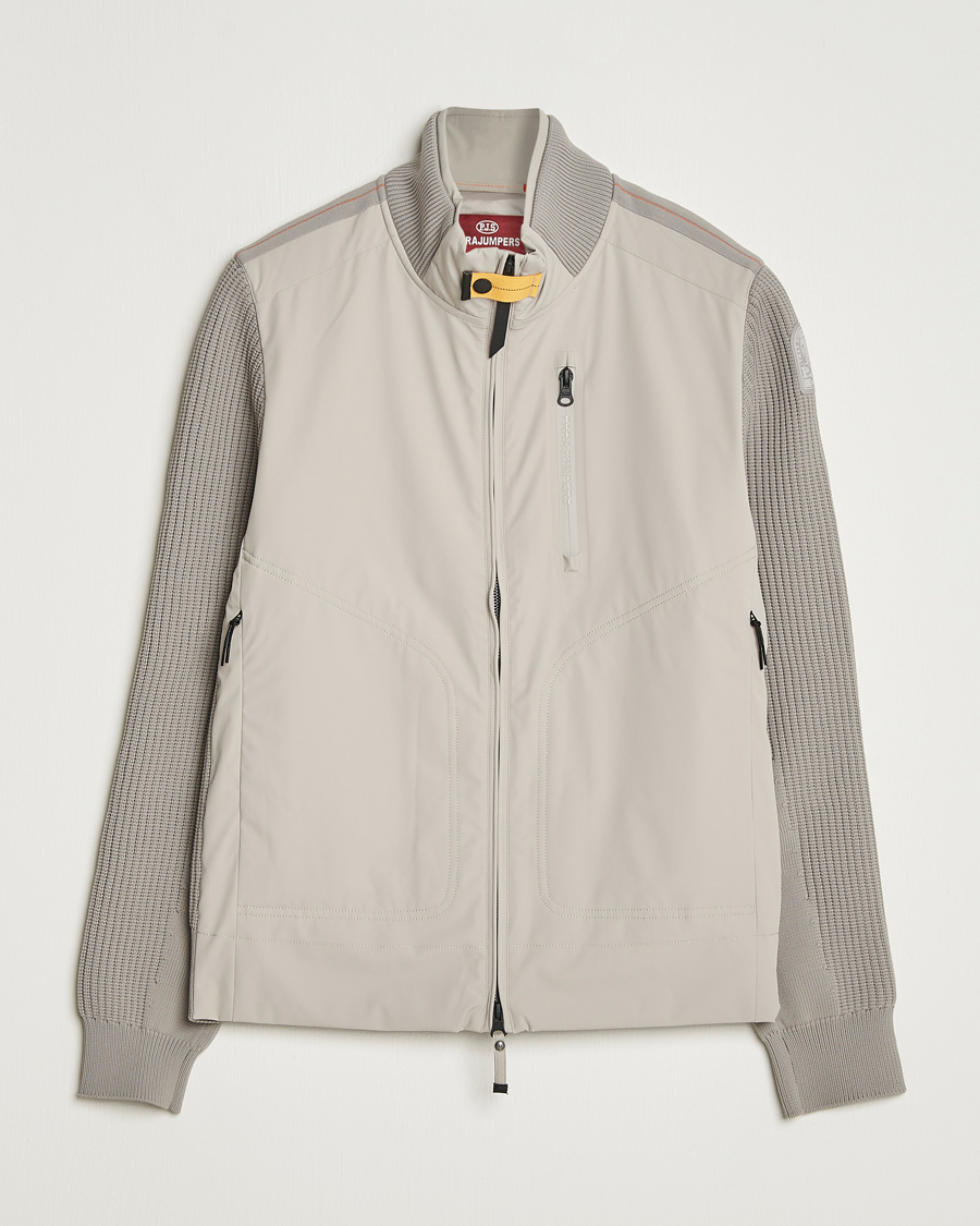 Herren | Jacken | Parajumpers | Zorba Tech Knit Hybrid Jacket Chateau Grey