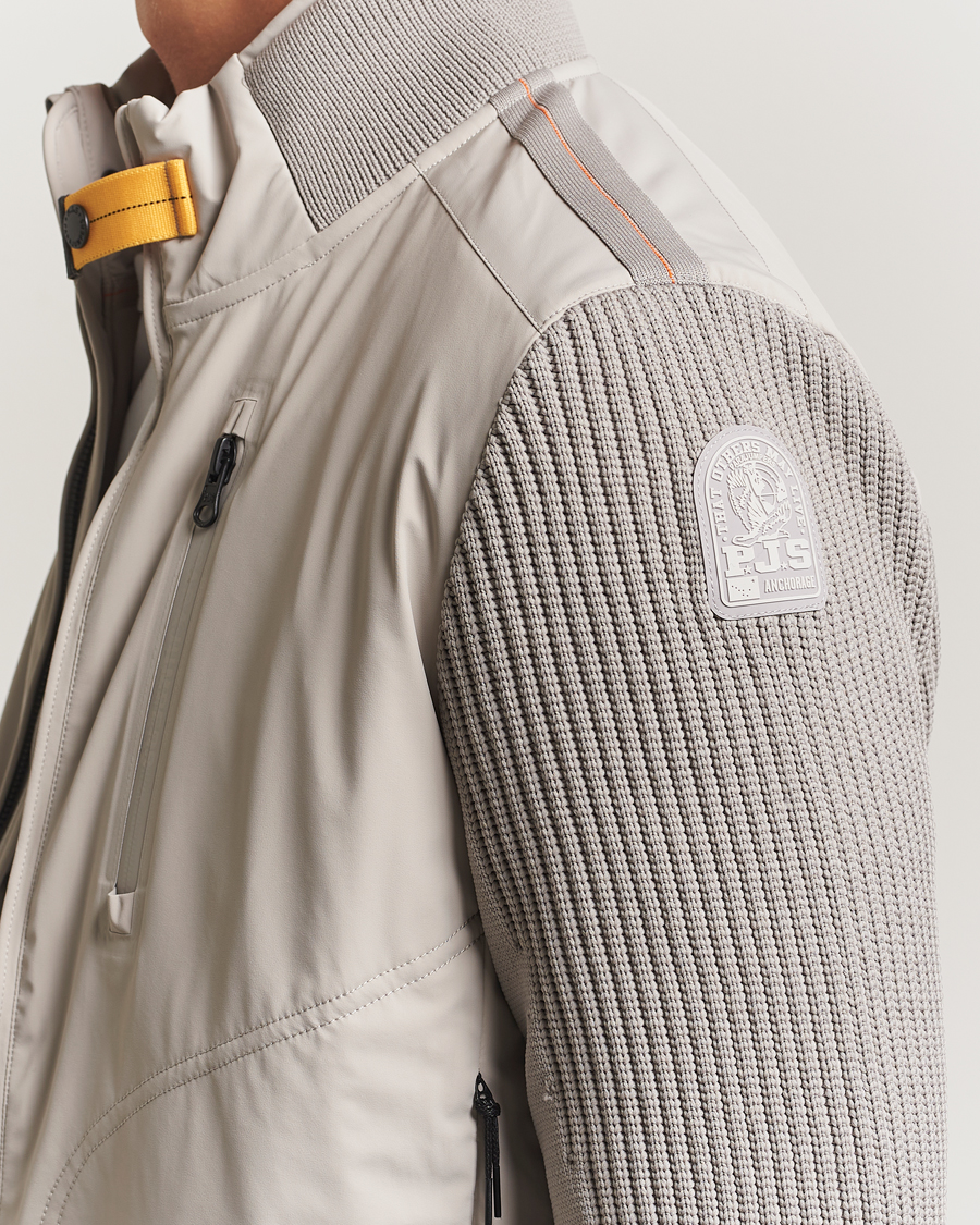 Herren | Jacken | Parajumpers | Zorba Tech Knit Hybrid Jacket Chateau Grey