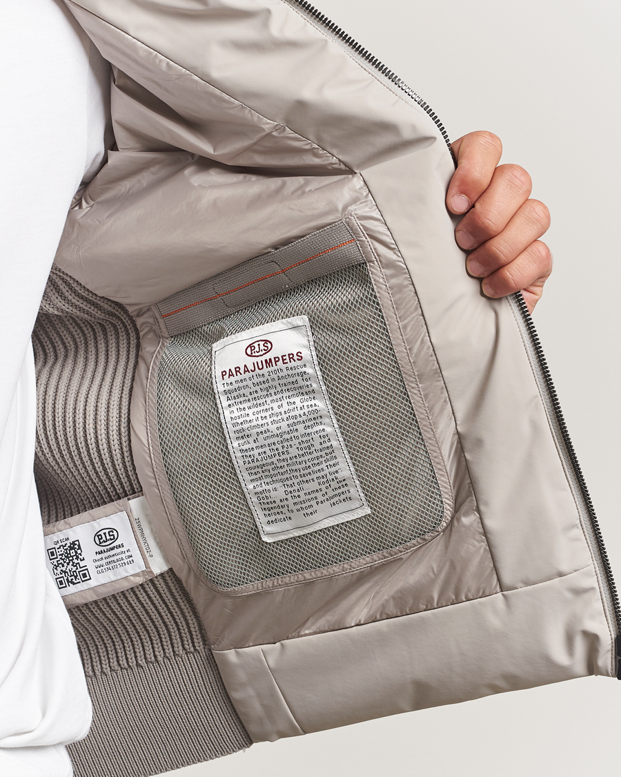 Herren | Jacken | Parajumpers | Zorba Tech Knit Hybrid Jacket Chateau Grey