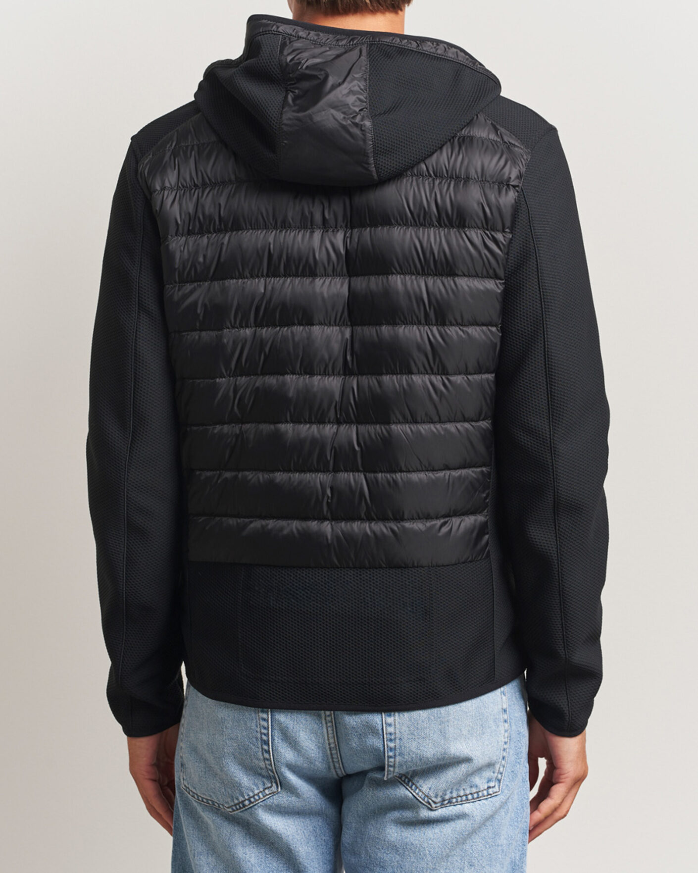 Herren | Jacken | Parajumpers | Nolan Warm Up Hybrid Hooded Jacket Black