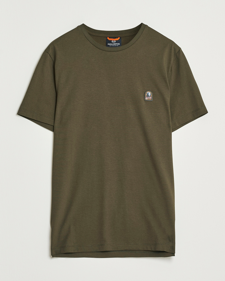 Herren | T-Shirts | Parajumpers | Patch Super Easy T-Shirt Deep Moss