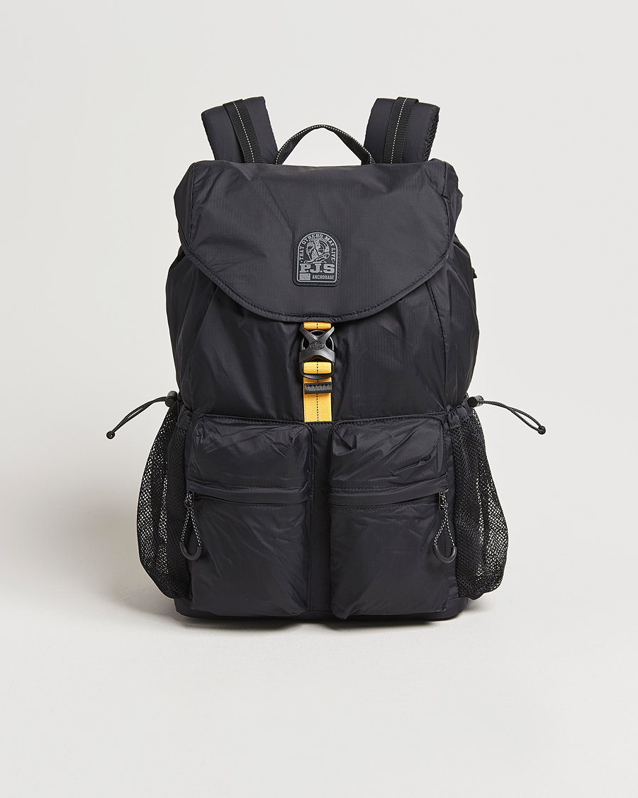 Herren | Parajumpers Mitchel Nylon Ripstop Backpack Black | Parajumpers | Mitchel Nylon Ripstop Backpack Black