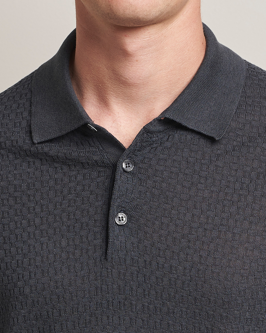 Herren | Poloshirts | Orlebar Brown | Burnham Silk/Cotton Polo Granite