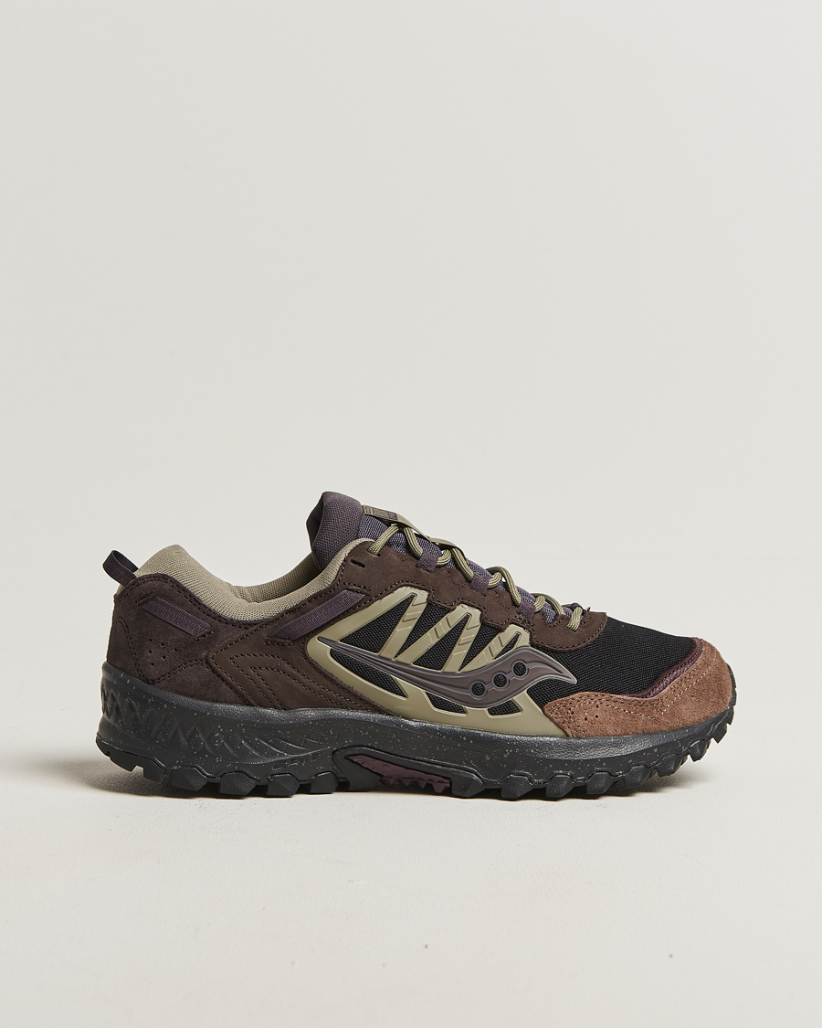 Herren | Saucony Grid Peak Trail Sneaker Black/Wine | Saucony | Grid Peak Trail Sneaker Black/Wine
