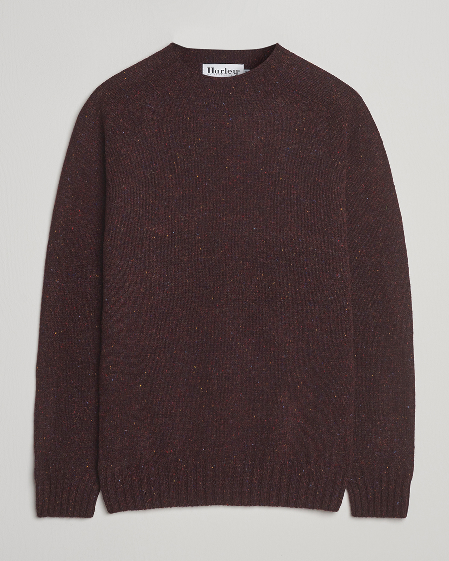 Herren | Pullover | Harley Of Scotland | Donegal Wool Crewneck Lewis