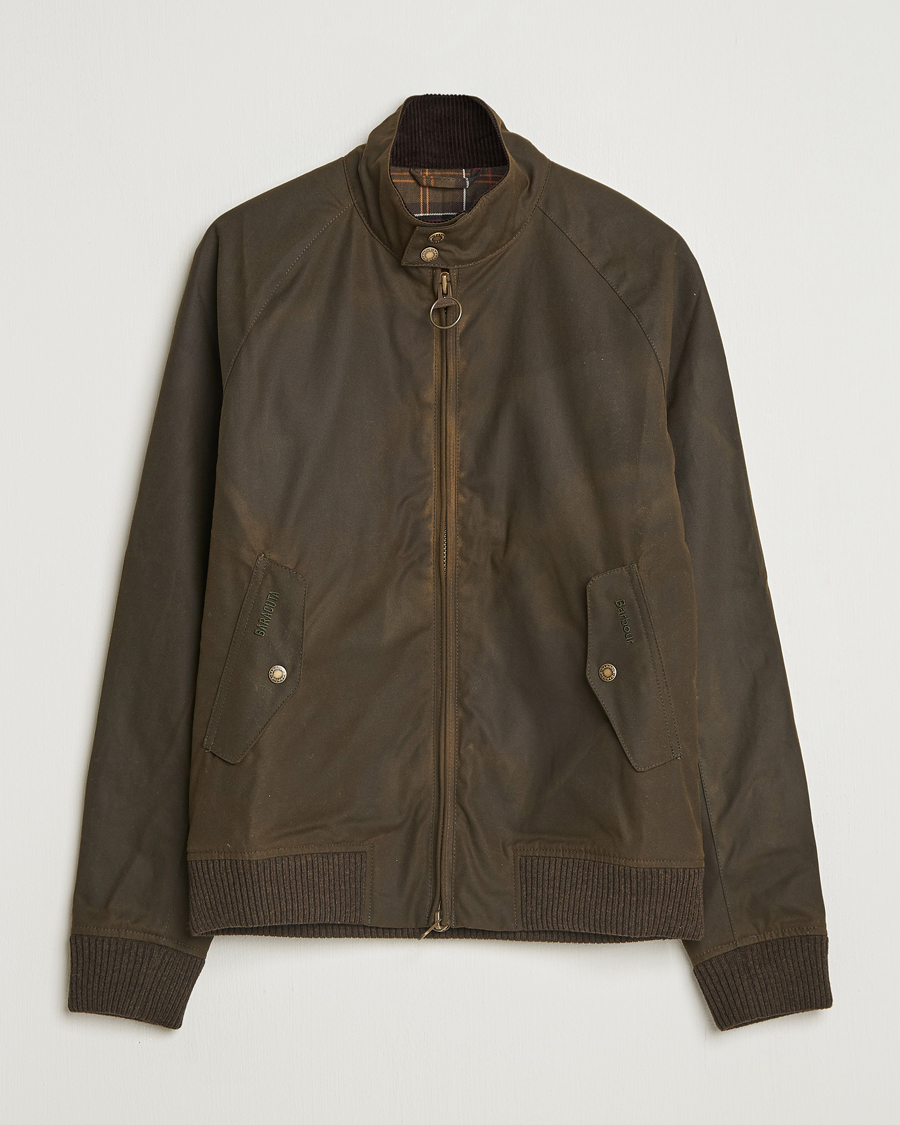 Herren | Jacken | Baracuta | Barbour x Porton Waxed Jacket Olive