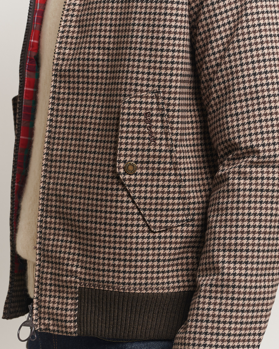 Herren | Jacken | Baracuta | Barbour x Porton Houndstooth Jacket Brown