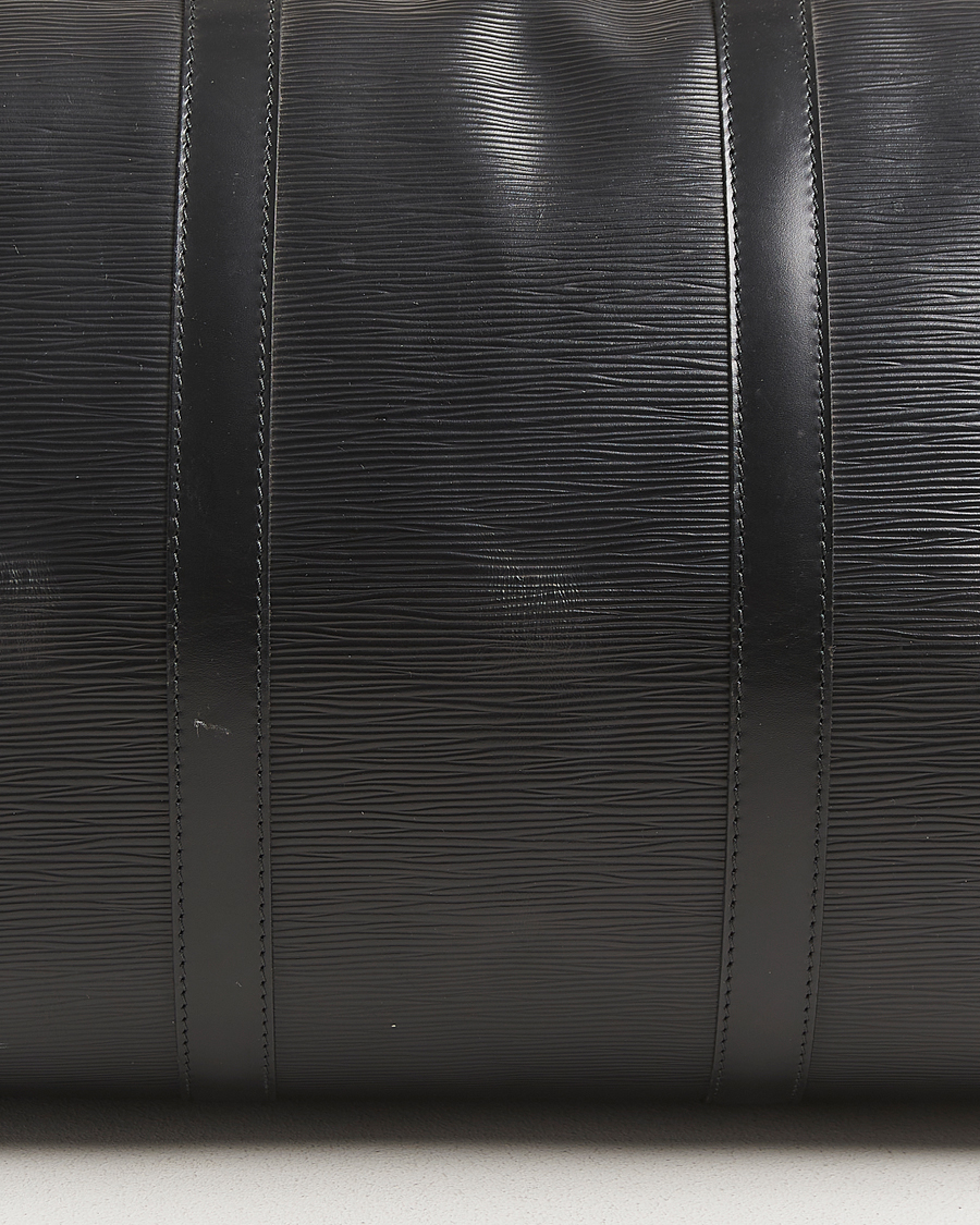 Herren | Louis Vuitton Pre-Owned Keepall 50 Epi Leather Black | Louis Vuitton Pre-Owned | Keepall 50 Epi Leather Black