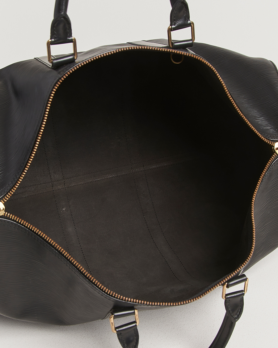 Herren | Louis Vuitton Pre-Owned Keepall 50 Epi Leather Black | Louis Vuitton Pre-Owned | Keepall 50 Epi Leather Black