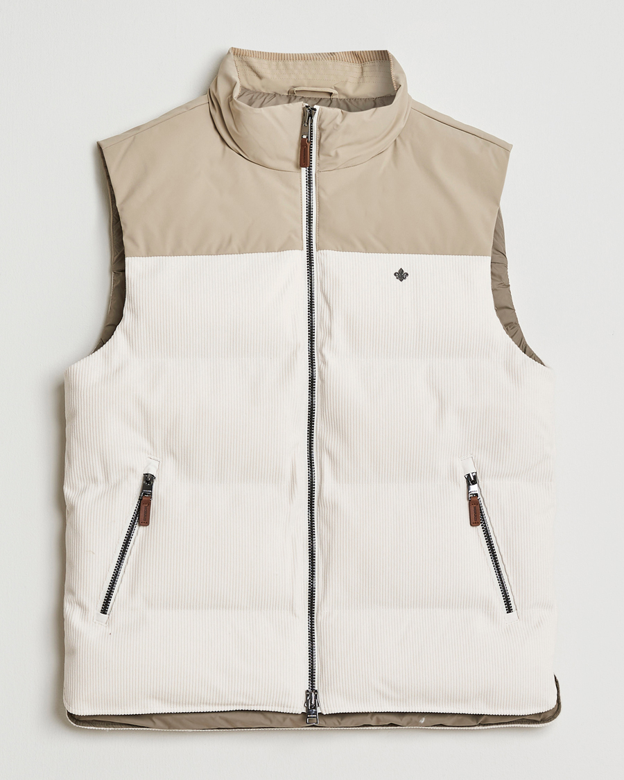 Herren | Westen | Morris | Catton Puffer Vest Off White