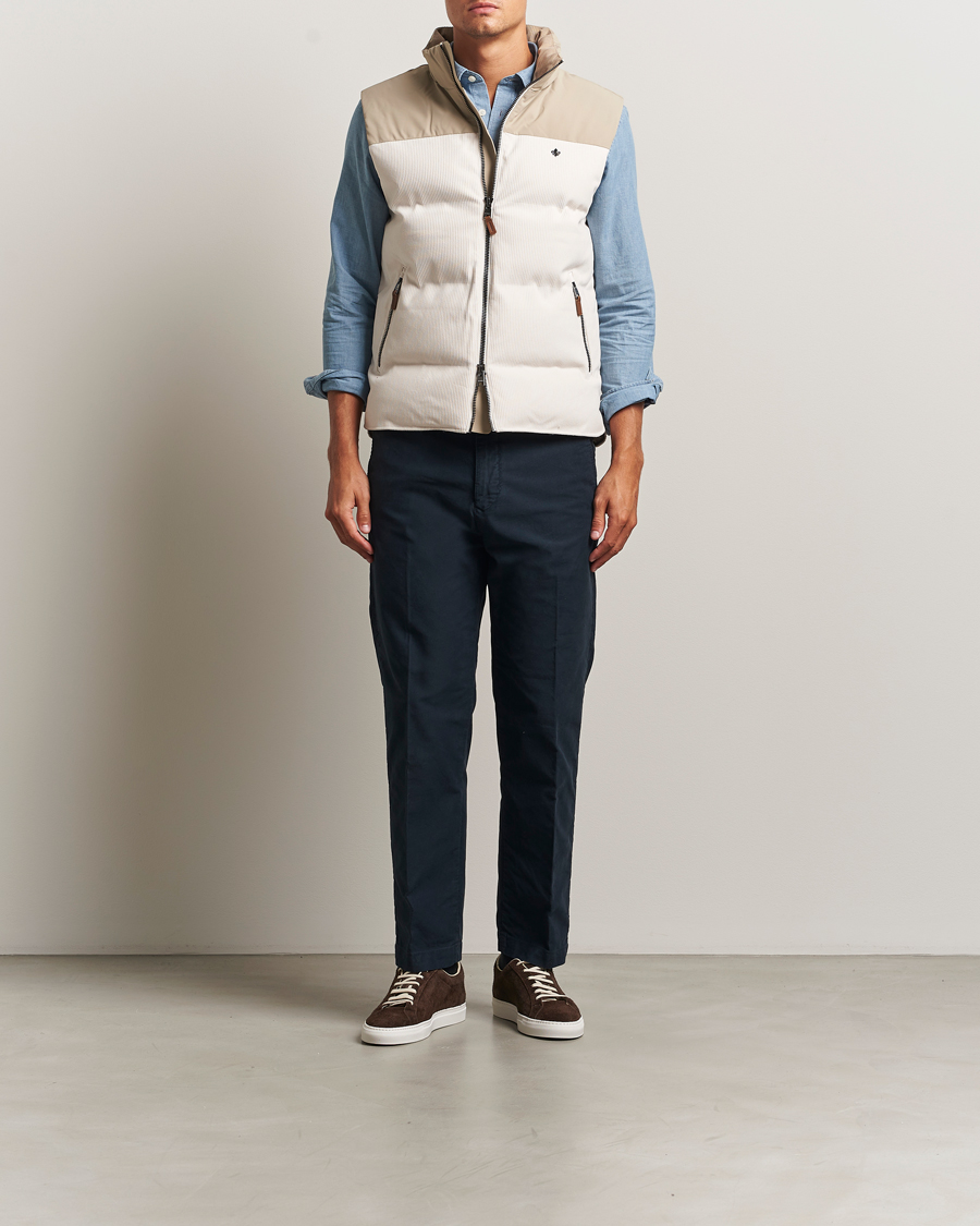 Herren | Westen | Morris | Catton Puffer Vest Off White
