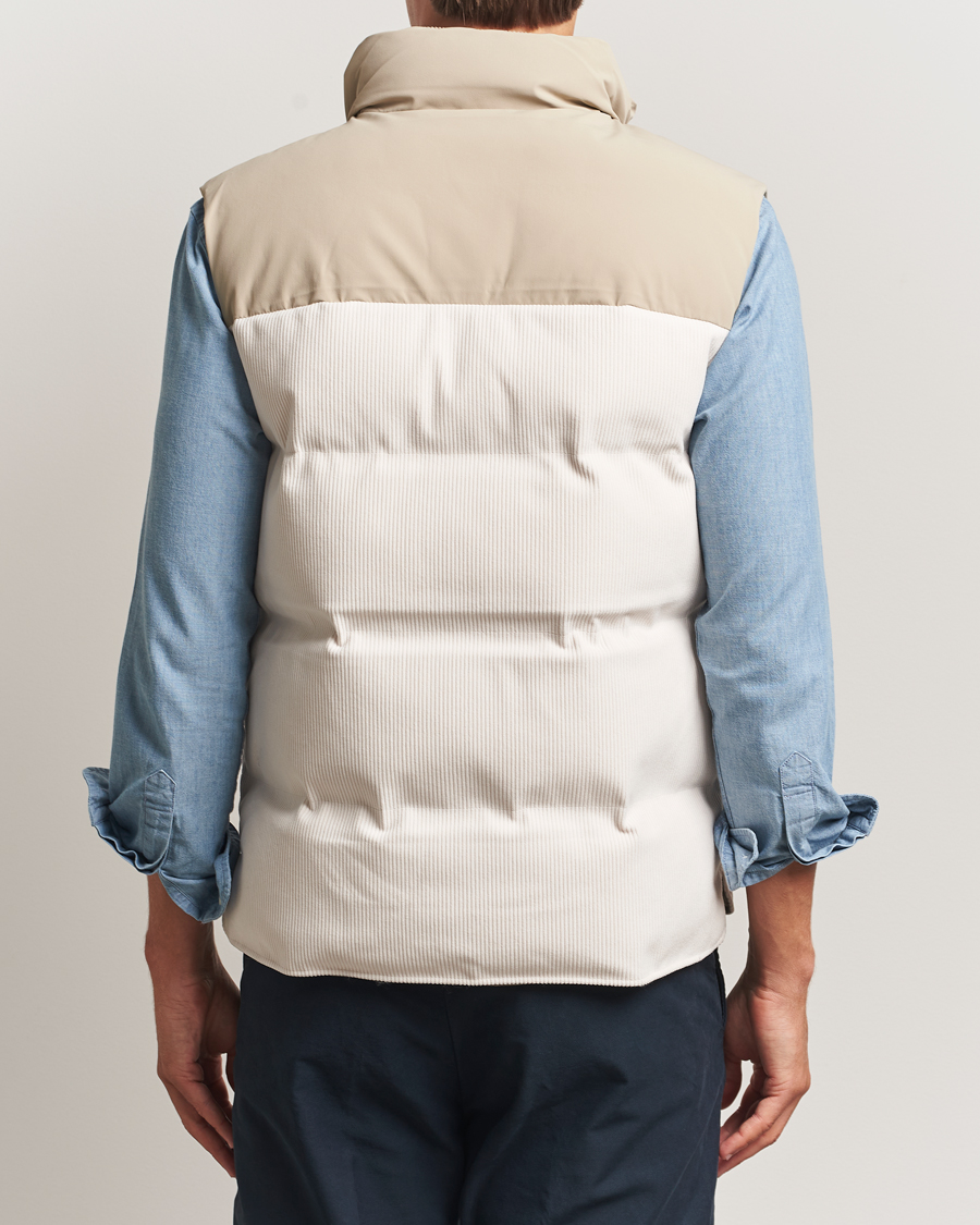 Herren | Westen | Morris | Catton Puffer Vest Off White