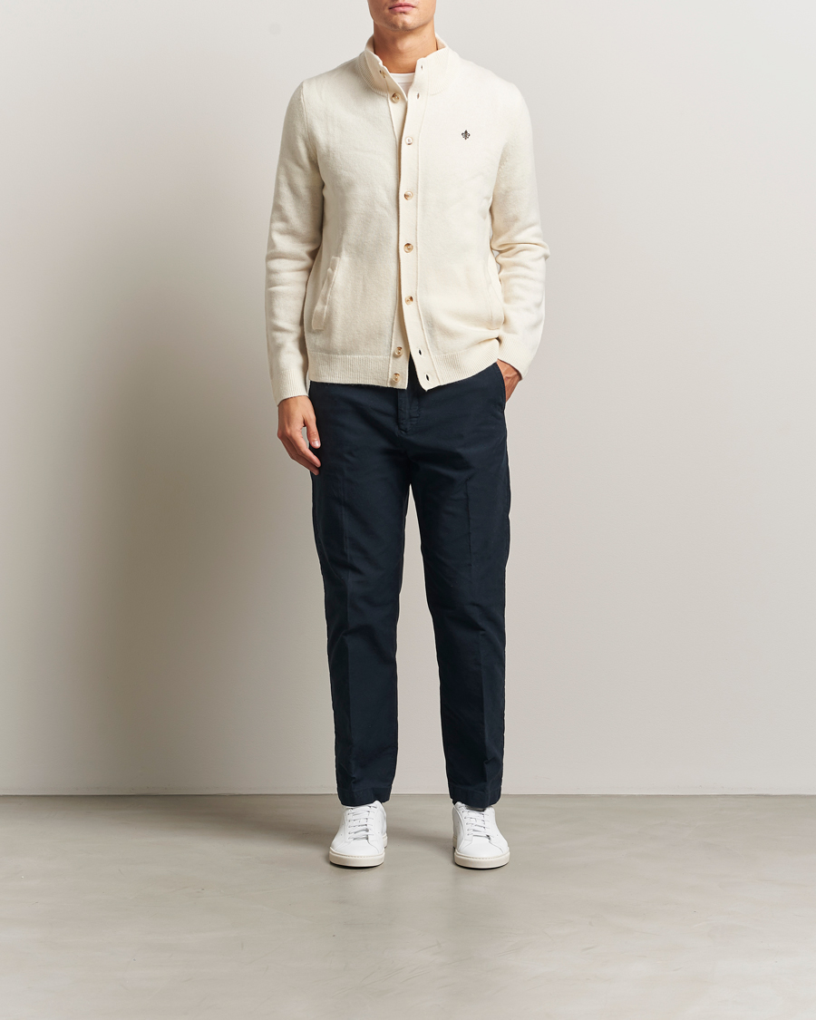 Herren | Pullover | Morris | Hertford Button Cardigan Off White