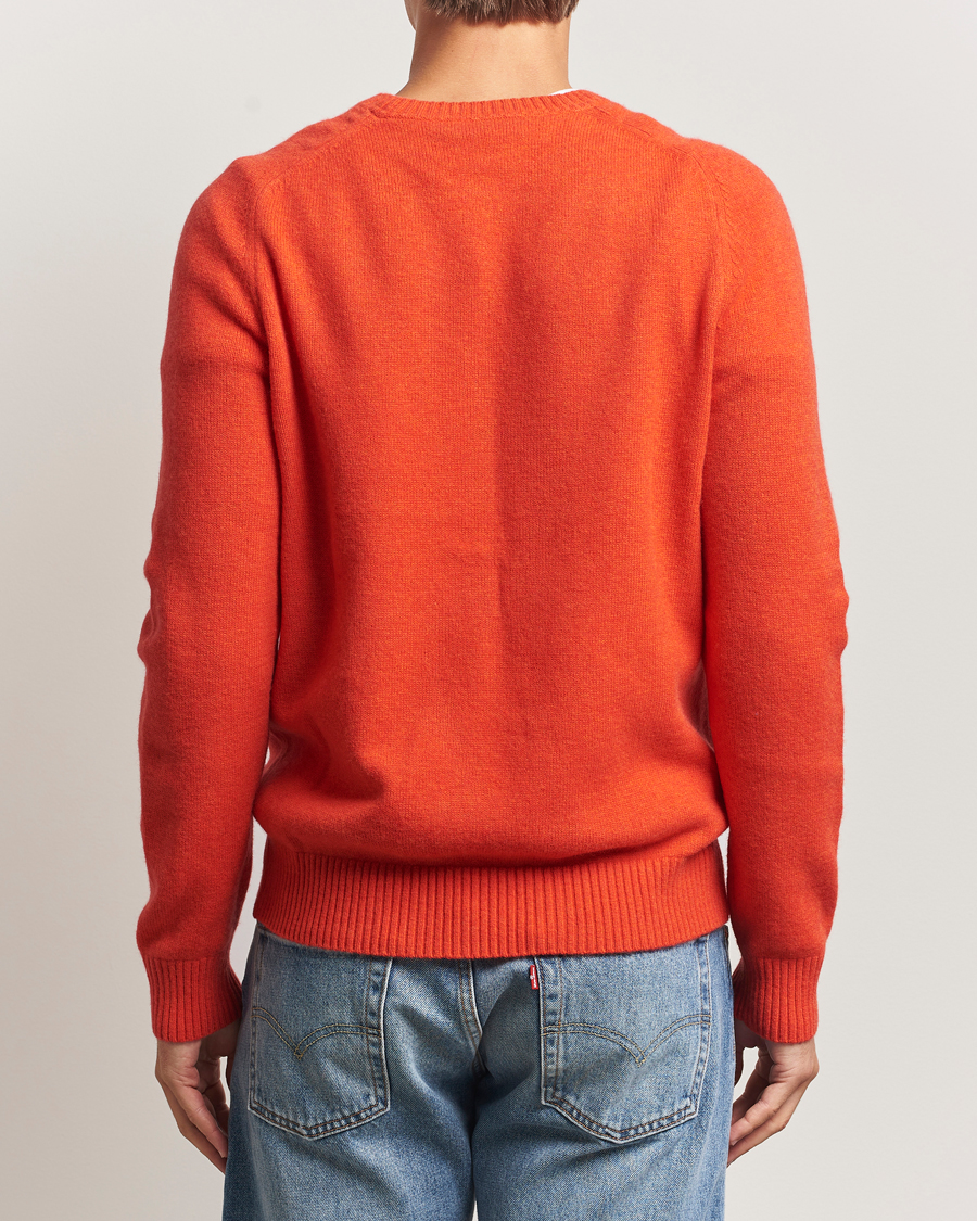Herren | Pullover | Morris | Hertford Lambswool Merino Crew Neck Red