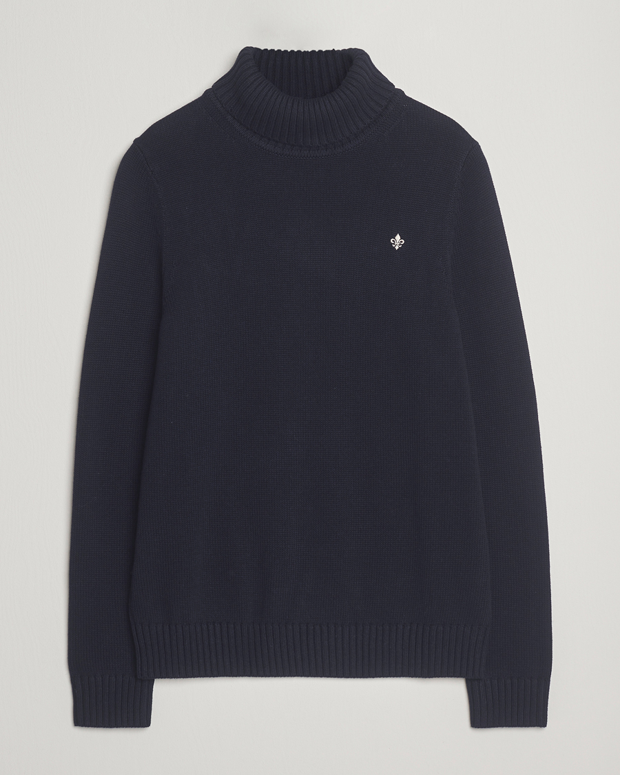 Herren | Pullover | Morris | Howard Roller Neck Navy