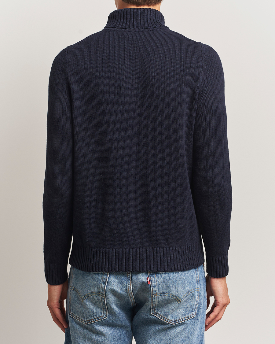 Herren | Pullover | Morris | Howard Roller Neck Navy
