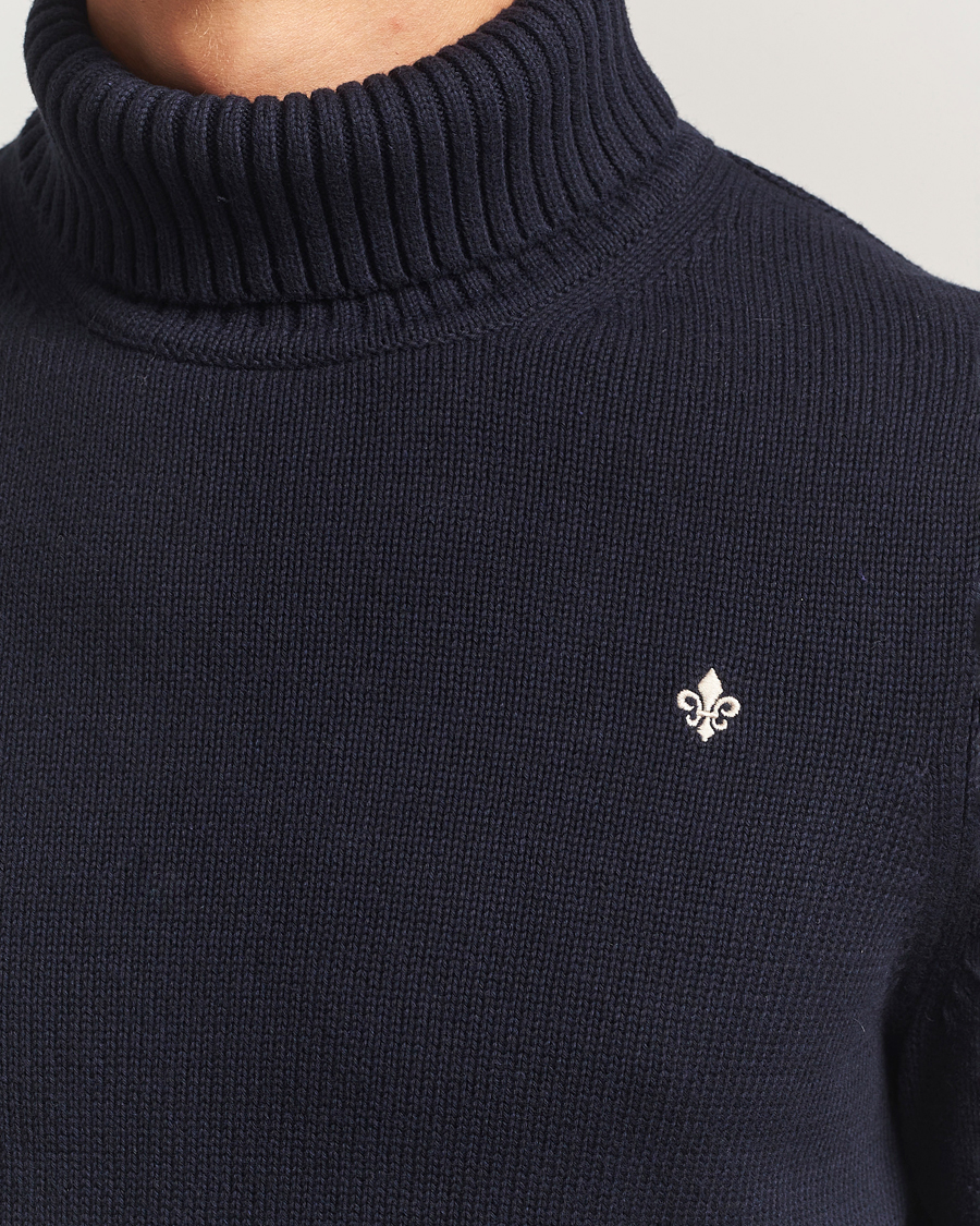 Herren | Pullover | Morris | Howard Roller Neck Navy