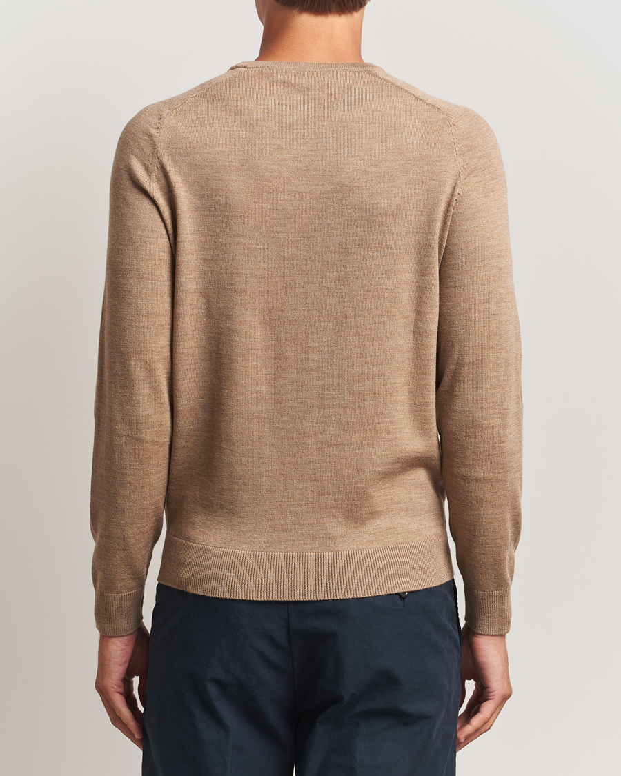 Herren | Pullover | Morris | Merino O-Neck Camel