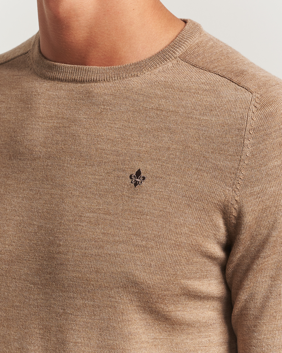 Herren | Pullover | Morris | Merino O-Neck Camel