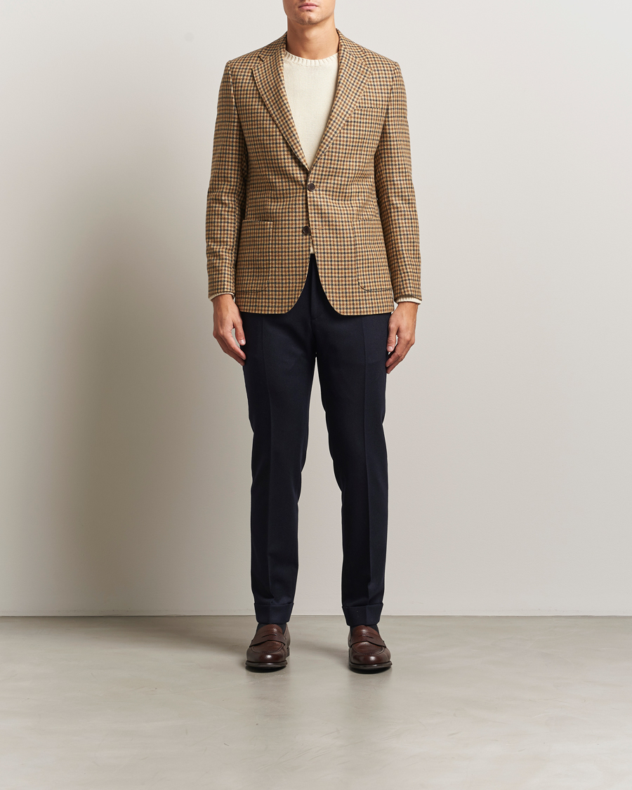 Herren | Sakkos | Morris | Wool Sport Check Jacket Brown