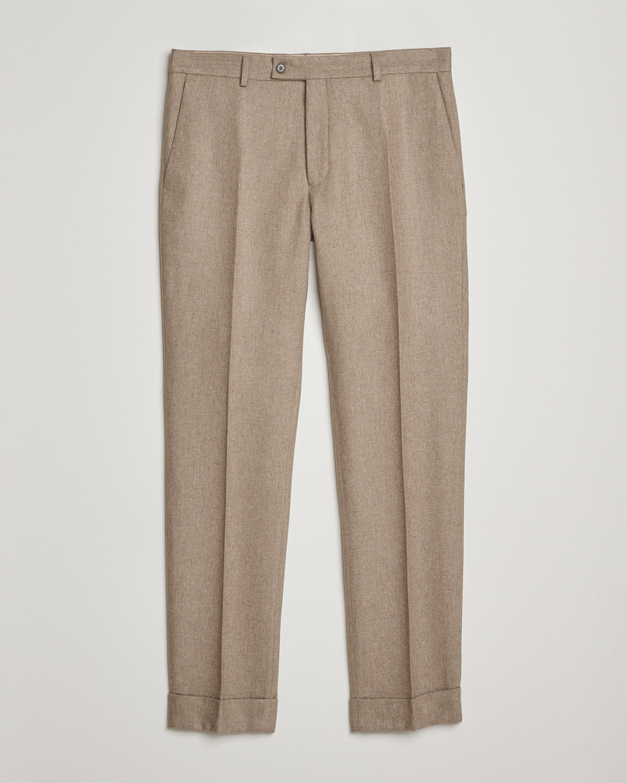 Herren | Hosen | Morris | Jack Flannel Trousers Khaki
