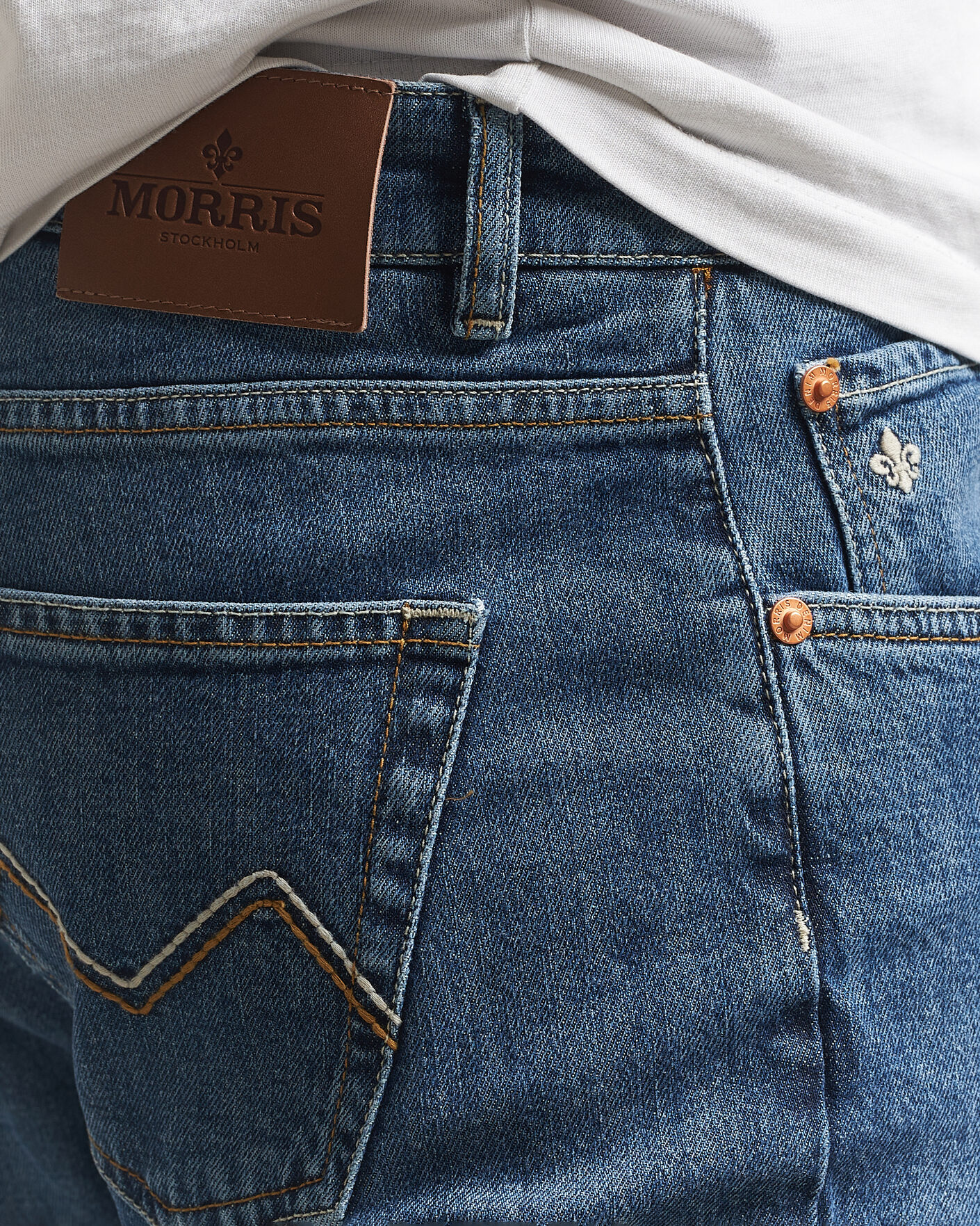 Herren | Jeans | Morris | Steve Stretch Jeans One Year Wash