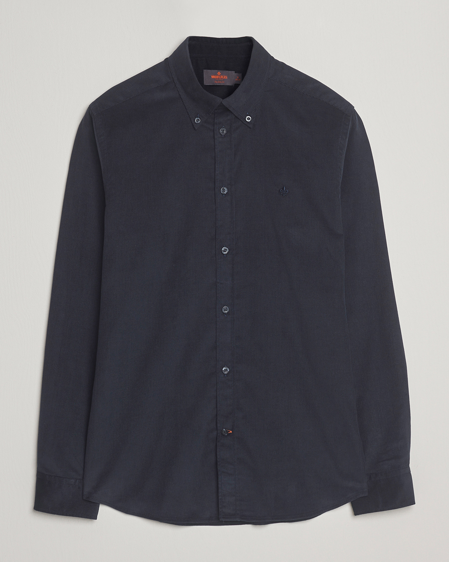 Herren | Hemden | Morris | Douglas Corduroy Shirt Navy