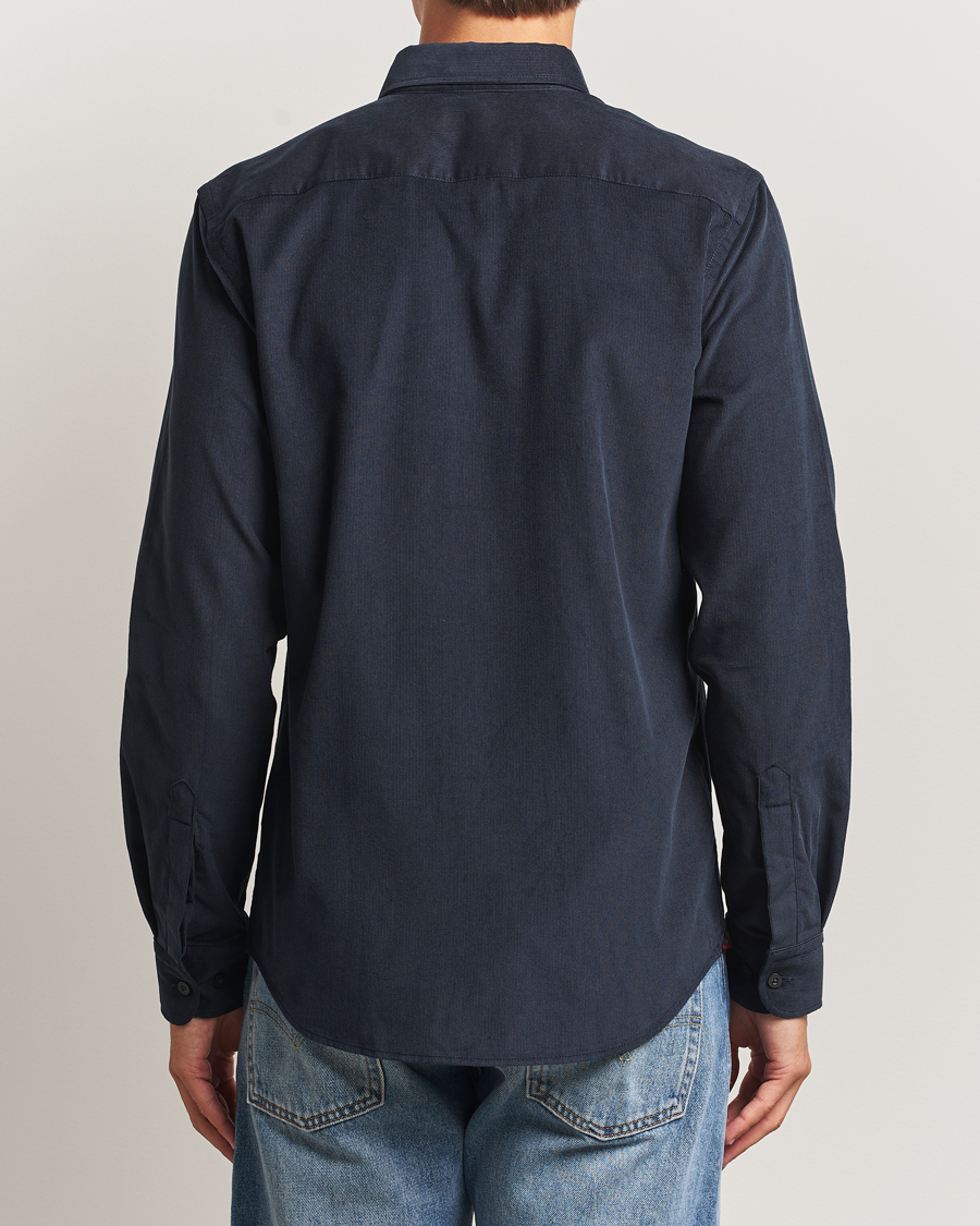 Herren | Hemden | Morris | Douglas Corduroy Shirt Navy