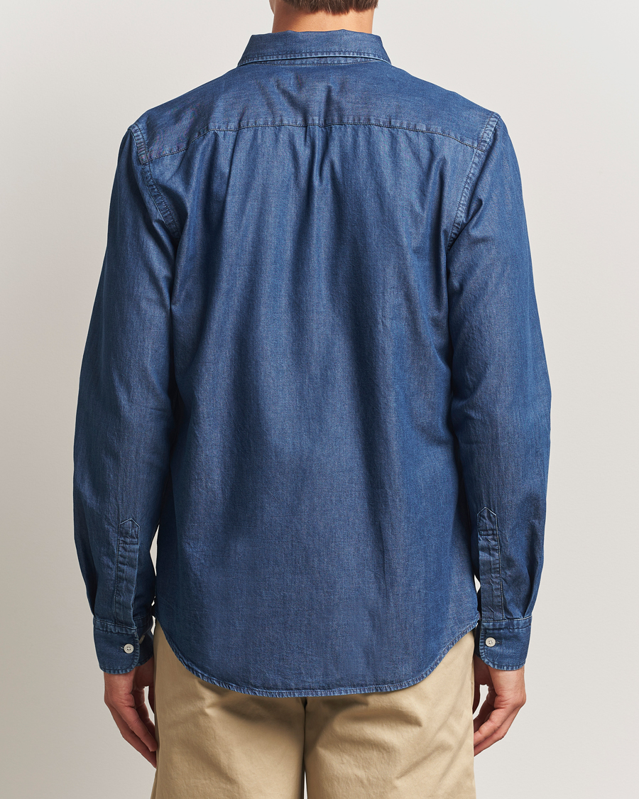 Herren | Hemden | Morris | Light Denim Shirt Blue