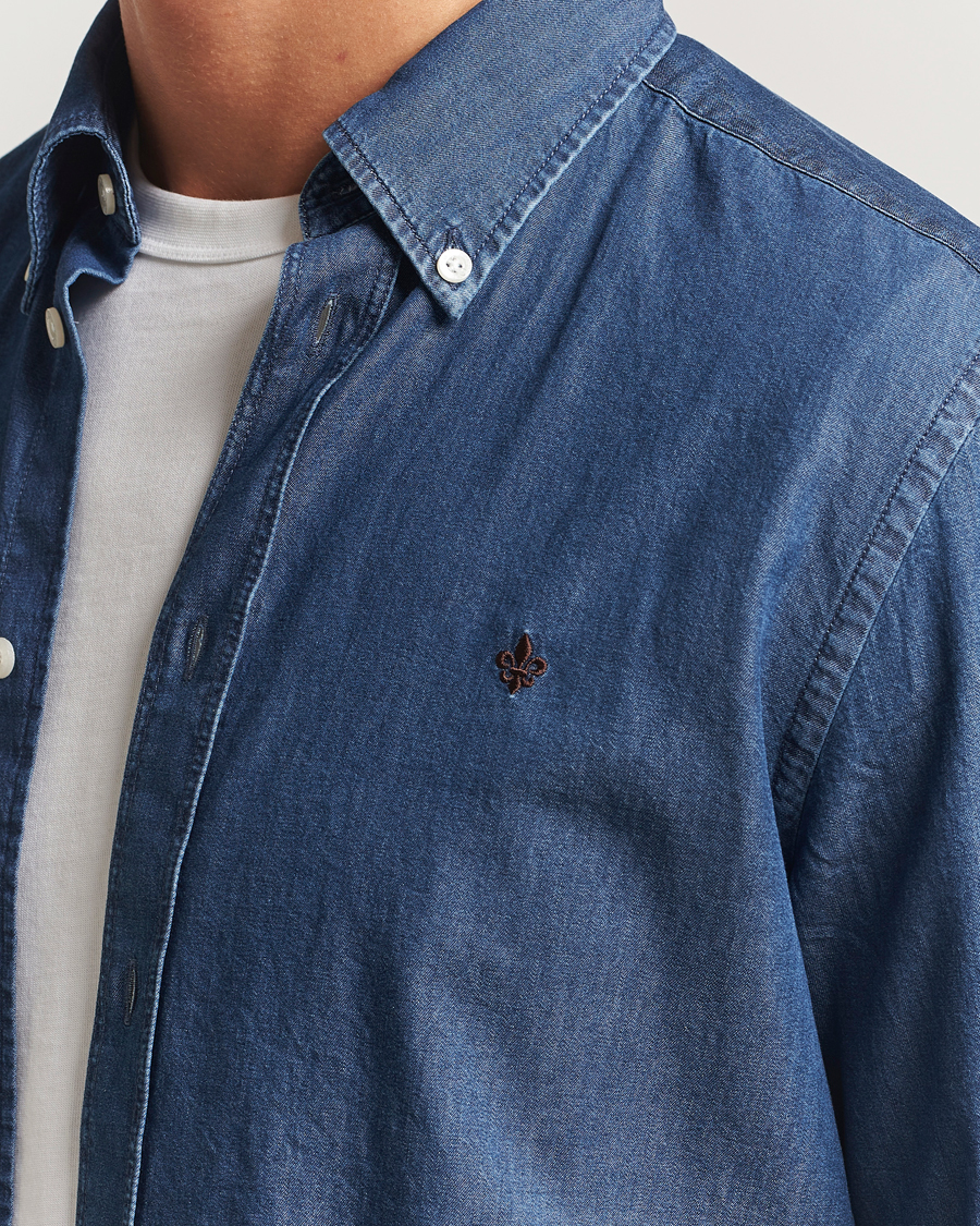 Herren | Hemden | Morris | Light Denim Shirt Blue