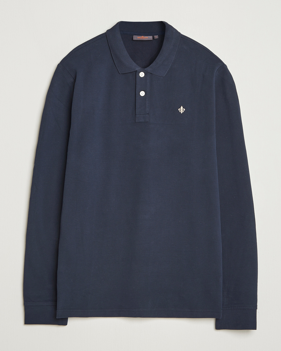 Herren | Pullover | Morris | Camden Long Sleeve Polo Shirt Navy
